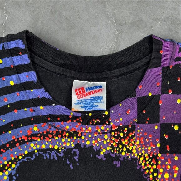 VTG Jimi Hendrix AOP Winterland Mosquitohead Are You Experienced Shirt EUC! - XL - Picture 4 of 7